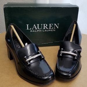 Ralph Lauren block heels